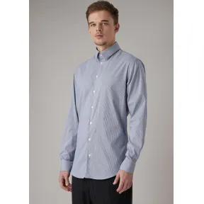 乔治阿玛尼/Giorgio Armani 弹力条纹面料修身版型衬衫 38818607vo