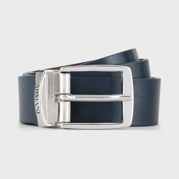 安普里奥·阿玛尼/Emporio Armani 标识搭扣正反两用腰带 46660305cr