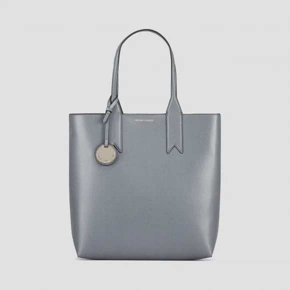 安普里奥·阿玛尼/Emporio Armani 配标识挂件和内袋粒面购物包 45456568cr