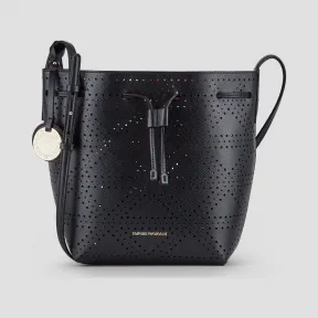 安普里奥·阿玛尼/Emporio Armani 肩带和徽标吊饰水桶包 45456782hw