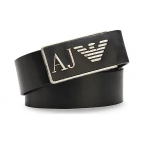 阿玛尼/Armani Jeans  aj 徽标搭扣皮革腰带  46498034UG