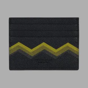 乔治阿玛尼/Giorgio Armani 着色人字纹印花全粒面皮革卡夹 46624696le