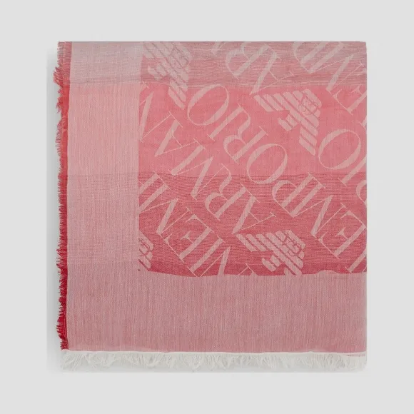 安普里奥·阿玛尼/Emporio Armani 通体标识面料头巾 46625906bf