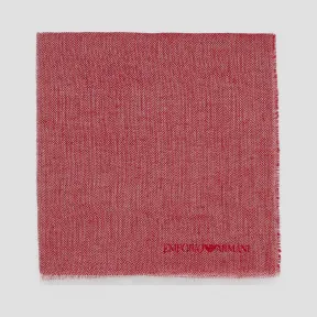 安普里奥·阿玛尼/Emporio Armani 丝网印花标识莫代尔麻披肩 46625919vh