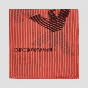 安普里奥·阿玛尼/Emporio Armani 通体标识纹真丝披肩 46627204kg