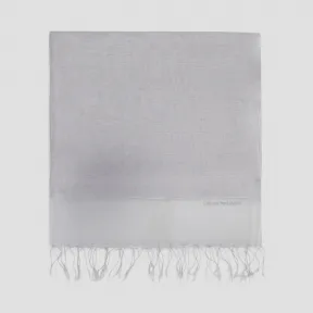 安普里奥·阿玛尼/Emporio Armani 边缘流苏网纱披肩 46629154is