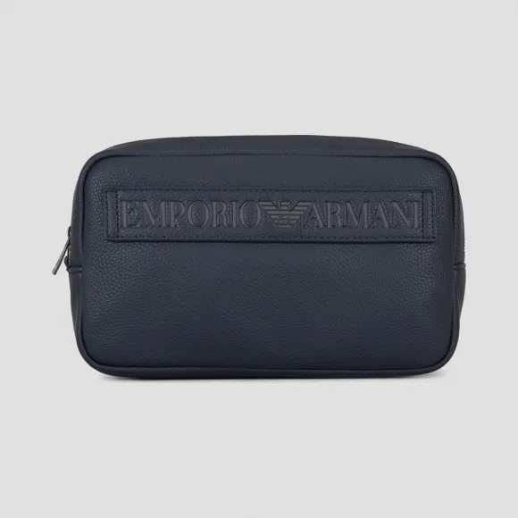 安普里奥·阿玛尼/Emporio Armani 超大徽标化妆包 46630697bc