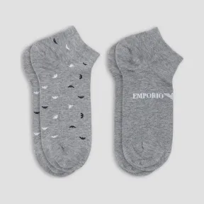 安普里奥·阿玛尼/Emporio Armani 棉混纺两双装袜子  46634214ww