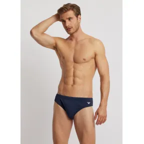 安普里奥·阿玛尼/Emporio Armani 徽标装饰弹力面料游泳裤 47244917mf