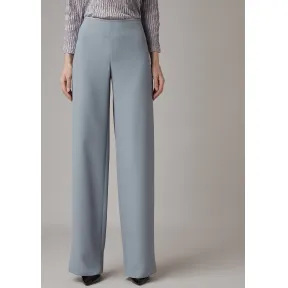 乔治阿玛尼/Giorgio Armani 素色真丝混纺卡迪面料九分裤 54165042hn