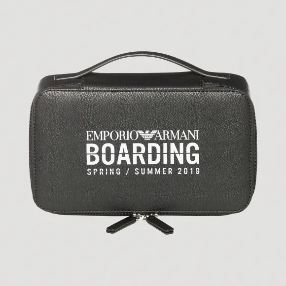 安普里奥·阿玛尼/Emporio Armani Emporio Armani Boarding 胶囊系列拉链化妆包 55017532po