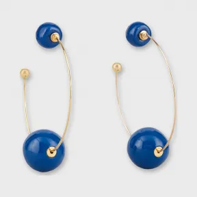 乔治阿玛尼/Giorgio Armani 半圆形耳环带大号圆球 50231490cd