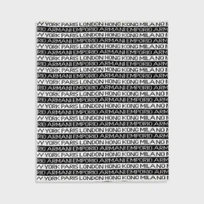 安普里奥·阿玛尼/Emporio Armani 提花徽标羊毛混纺围脖 46652734mg