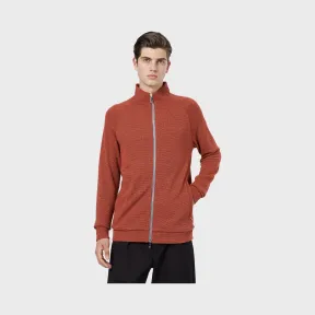 安普里奥·阿玛尼/Emporio Armani 双色微型图案拉链羊毛混纺开衫 41904164wx