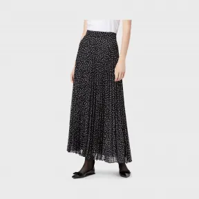 安普里奥·阿玛尼/Emporio Armani 提花波卡圆点图案顺纡绉连衣长裙 35418579ba