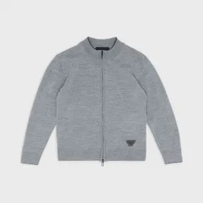 安普里奥·阿玛尼/Emporio Armani 全长拉链混合羊毛开衫 39994006fm