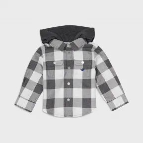 安普里奥·阿玛尼/Emporio Armani 格纹图案连帽衫 38864508pi