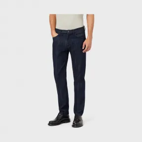 乔治阿玛尼/Giorgio Armani 织边棉质标准版型牛仔裤 42765695ap