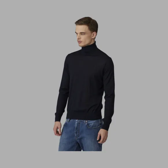 乔治阿玛尼/Giorgio Armani 纯初剪羊毛高领毛衣 39893051hr