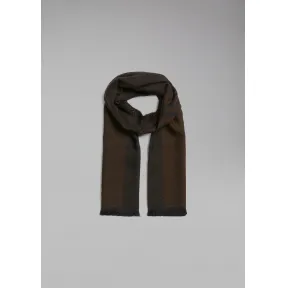 乔治阿玛尼/Giorgio Armani 边缘标识刺绣羊毛围巾 46604074jf