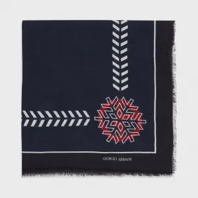 乔治阿玛尼/Giorgio Armani 真丝提花面料头巾 46669940lb