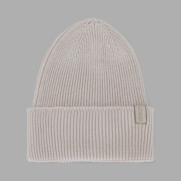 乔治阿玛尼/Giorgio Armani 翻折式棉质帽沿帽子 46624662ab