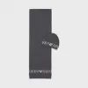 安普里奥·阿玛尼/Emporio Armani 提花徽标图案帽子和围巾套装 46652753wg