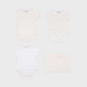 安普里奥·阿玛尼/Emporio Armani 婴儿连体衣三件套和防尘袋礼品套装 46659825sa