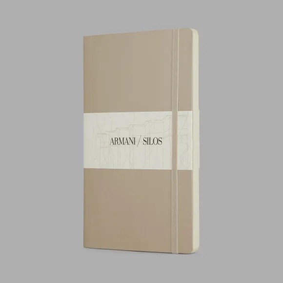 乔治阿玛尼/Giorgio Armani 点格页面硬皮封面中号笔记本 22005303lw