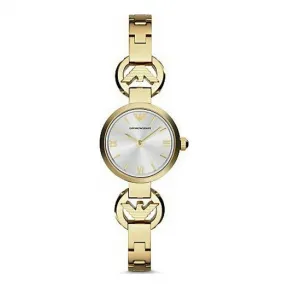 安普里奥·阿玛尼/Emporio Armani 时尚女表系列 石英机芯 不锈钢 pvd镀金 女表 AR1777