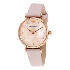 安普里奥·阿玛尼/Emporio Armani Retro 石英机芯 玫瑰金pvd精钢 女表 AR1958