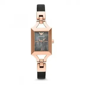 安普里奥·阿玛尼/Emporio Armani CHIARA系列 石英机芯 不锈钢 pvd镀金 女表 AR7373