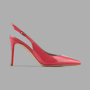 乔治阿玛尼/Giorgio Armani 不对称鞋口漆皮露跟女鞋 11646879dx