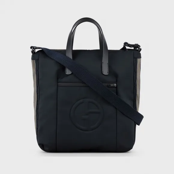 乔治阿玛尼/Giorgio Armani 尼龙购物袋带印花 GA 标识 45474896jd