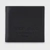 乔治阿玛尼/Giorgio Armani 粒面小牛皮折叠钱包 46657115vg