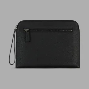 乔治阿玛尼/Giorgio Armani 配拉链袋粒面皮整理袋 46622552vn