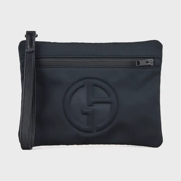 乔治阿玛尼/Giorgio Armani 压花标识整理袋 46657159je