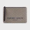 安普里奥·阿玛尼/Emporio Armani 通体交织字母纹标识印花小型手提袋 46671381ni