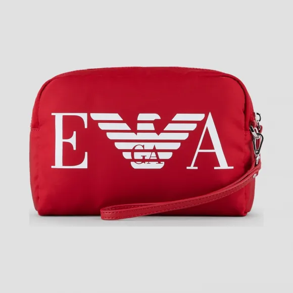 安普里奥·阿玛尼/Emporio Armani 大幅标识尼龙化妆包 45456502hp