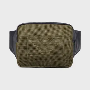 安普里奥·阿玛尼/Emporio Armani 网面口袋大号鹰标收纳袋 45472175lp