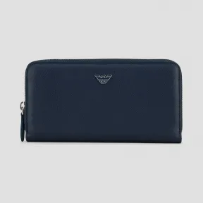 安普里奥·阿玛尼/Emporio Armani 长款搓纹皮革钱包 46600084ew