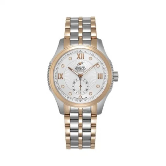 英纳格/Enicar 316L精钢 玫瑰金色手表 3160-50-331G