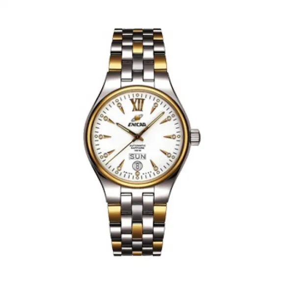 英纳格/Enicar 316L精钢 金色手表 3168-50-316GK