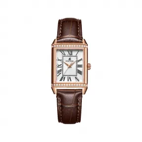 依波路/Ernest Borel 雅仕系列 35.00MM x 23.00MM 316L精钢IP电镀玫瑰金 石英机芯 男表 E0104L0C-QR2L