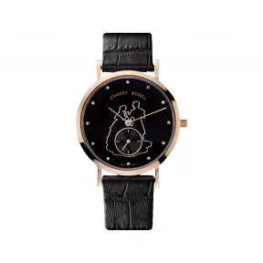 依波路/Ernest Borel 典雅系列 不锈钢 石英机芯 手表 GG850-5399BK