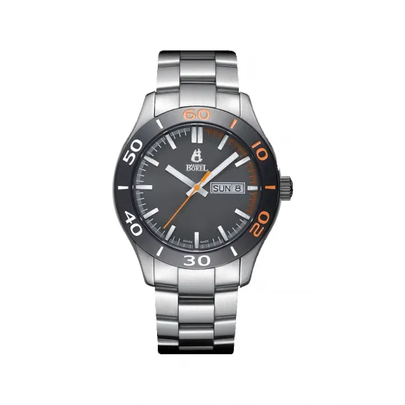 依波路/Ernest Borel 迪奴系列 不锈钢 石英机芯 手表 GS320O-0828