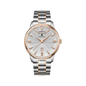 依波路/Ernest Borel  40.00毫米 316L精钢 IP间电玫瑰金 石英机芯 男表 N0436G0A-QN2N