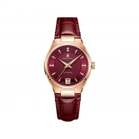 依波路/Ernest Borel 传承系列 32.50MM 316L精钢IP电镀玫瑰金 自动机械机芯 女表 N0565B0F-MR7L