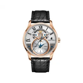 依波路/Ernest Borel 格兰系列 42.00MM 316L精钢IP电镀玫瑰金 自动机械机芯 男表 N0733G0A-SR2A