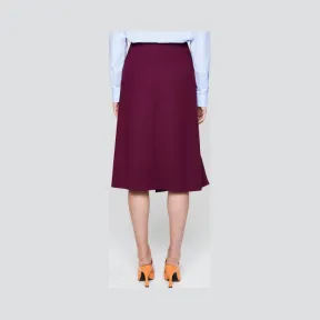 艾斯卡达/Escada 羊毛斜纹布裹裙 5030041_B604